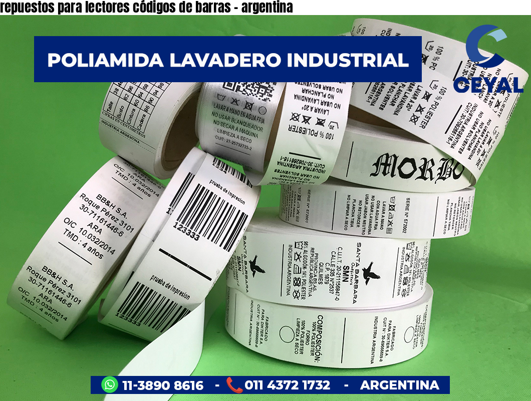 repuestos para lectores códigos de barras - argentina