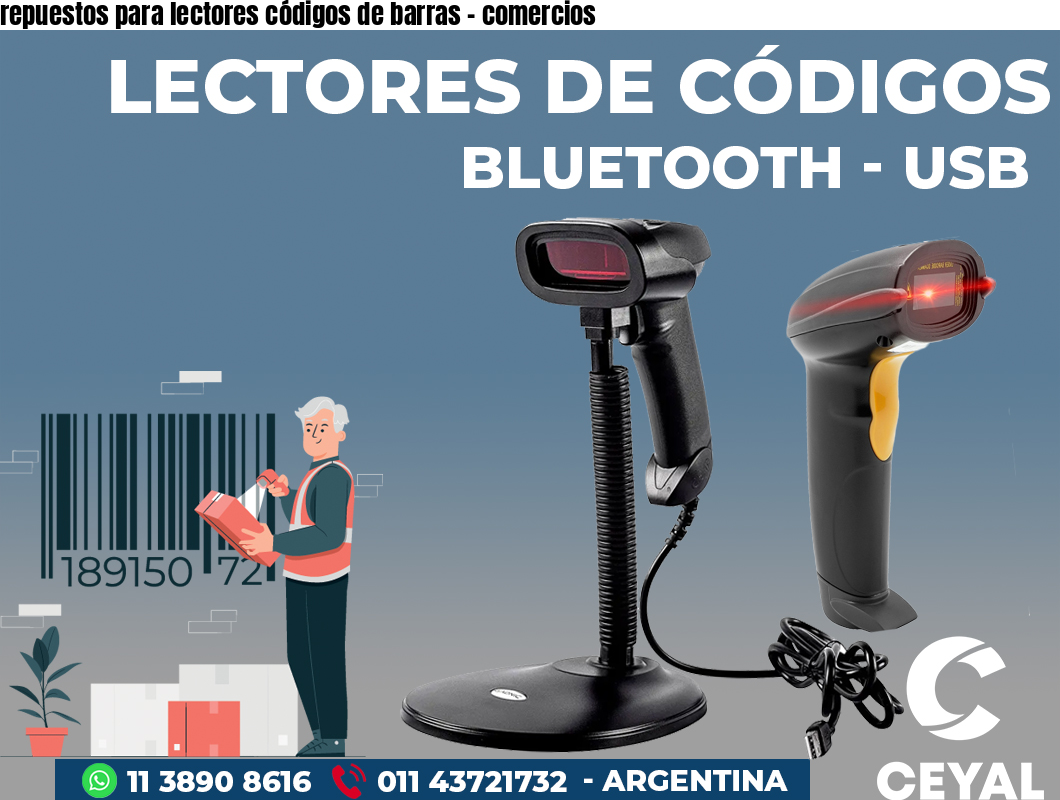 repuestos para lectores códigos de barras – comercios