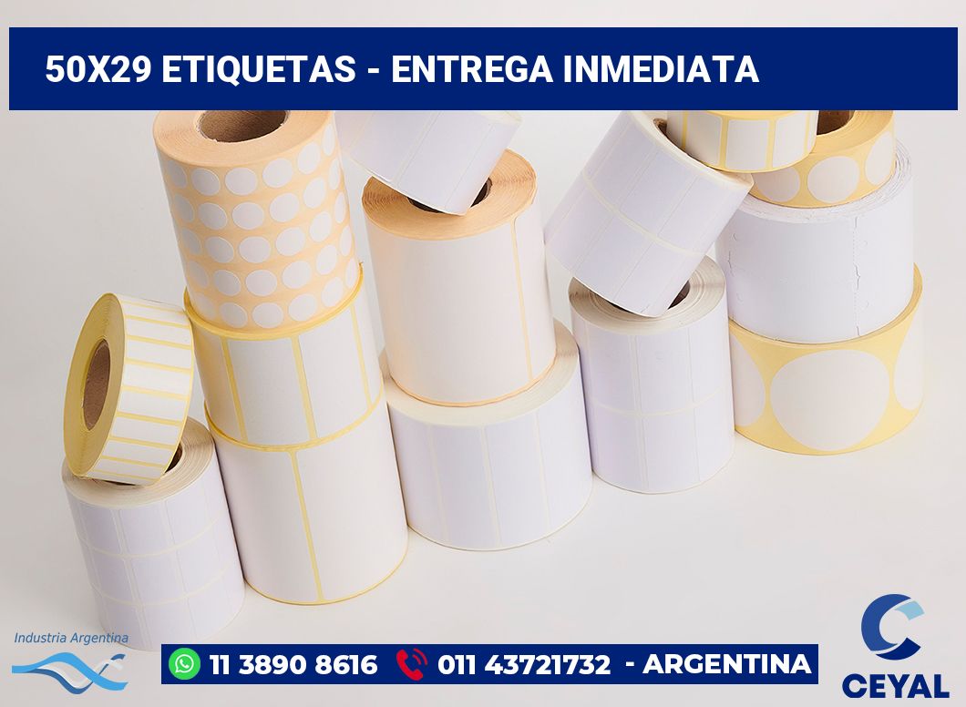 50x29 Etiquetas