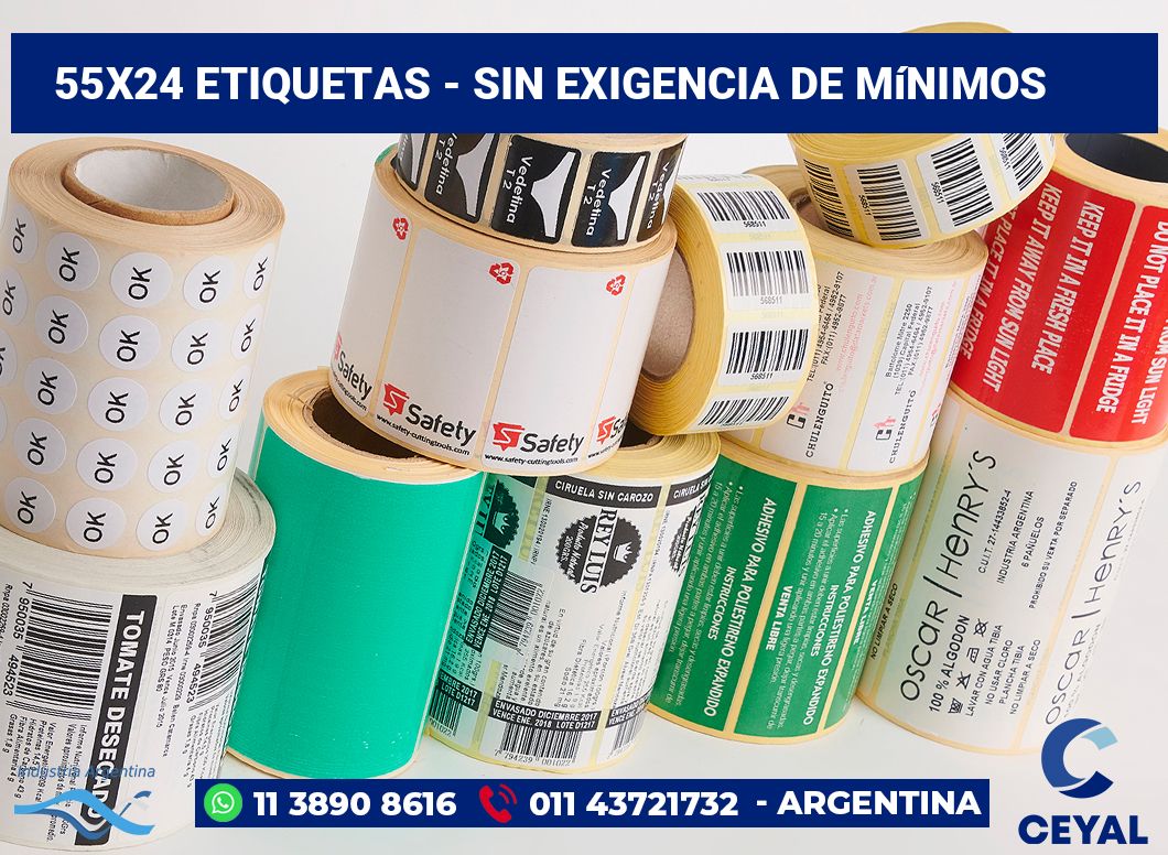 55x24 Etiquetas