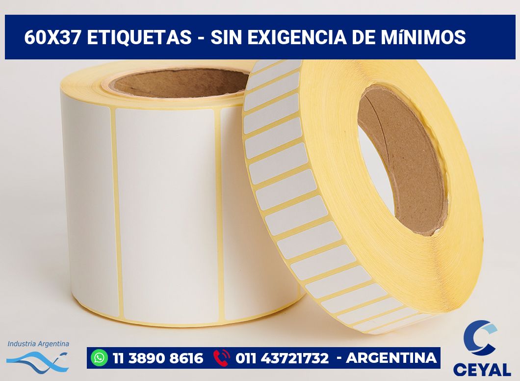 60×37 Etiquetas