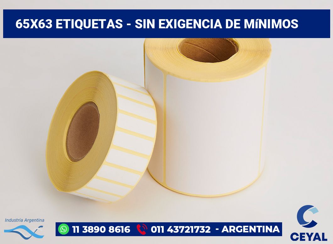 65×63 Etiquetas