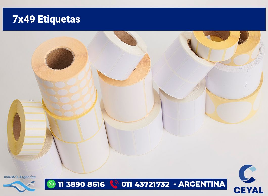 7×49 Etiquetas