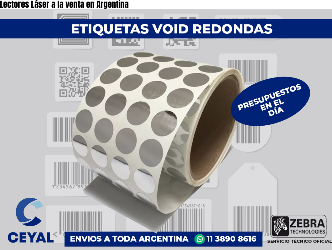 Lectores Láser a la venta en Argentina