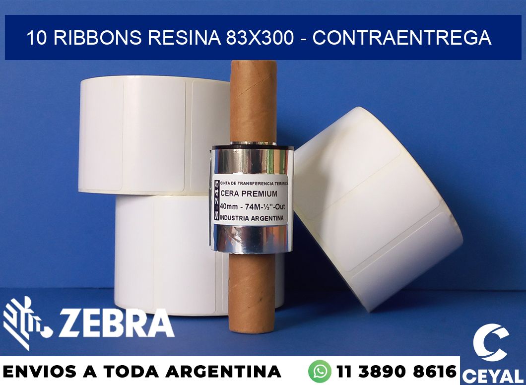 10 Ribbons resina 83x300 - contraentrega