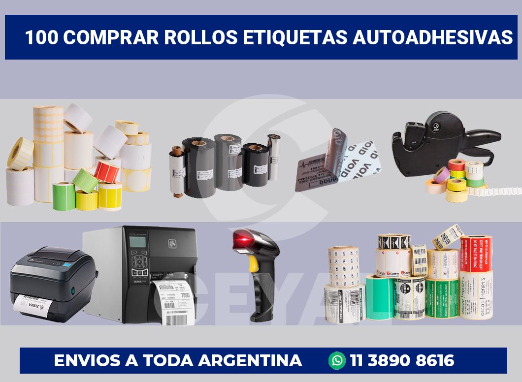 100 Comprar rollos etiquetas autoadhesivas