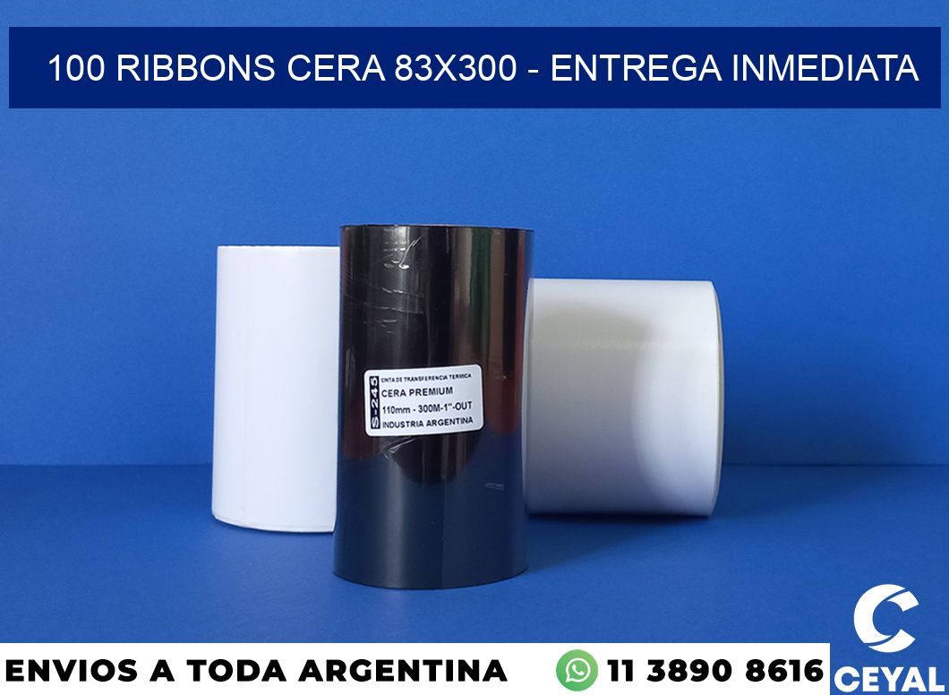 100 Ribbons cera 83×300 – Entrega inmediata