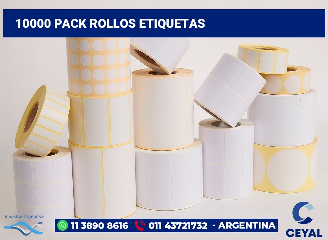 10000 Pack rollos etiquetas