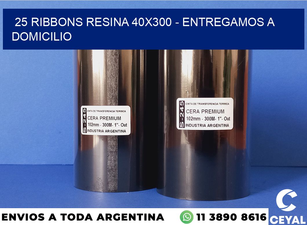25 Ribbons resina 40×300 – entregamos a domicilio
