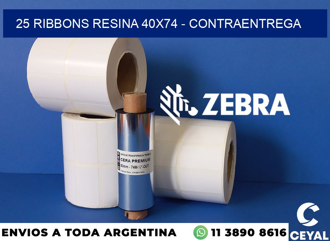 25 Ribbons resina 40x74 - contraentrega