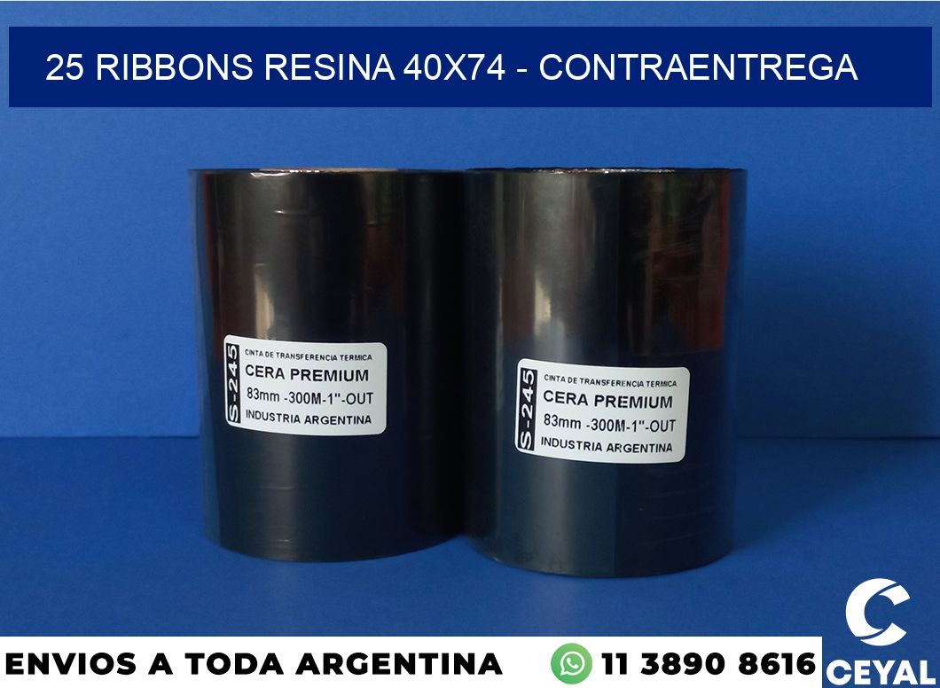 25 Ribbons resina 40×74 – contraentrega