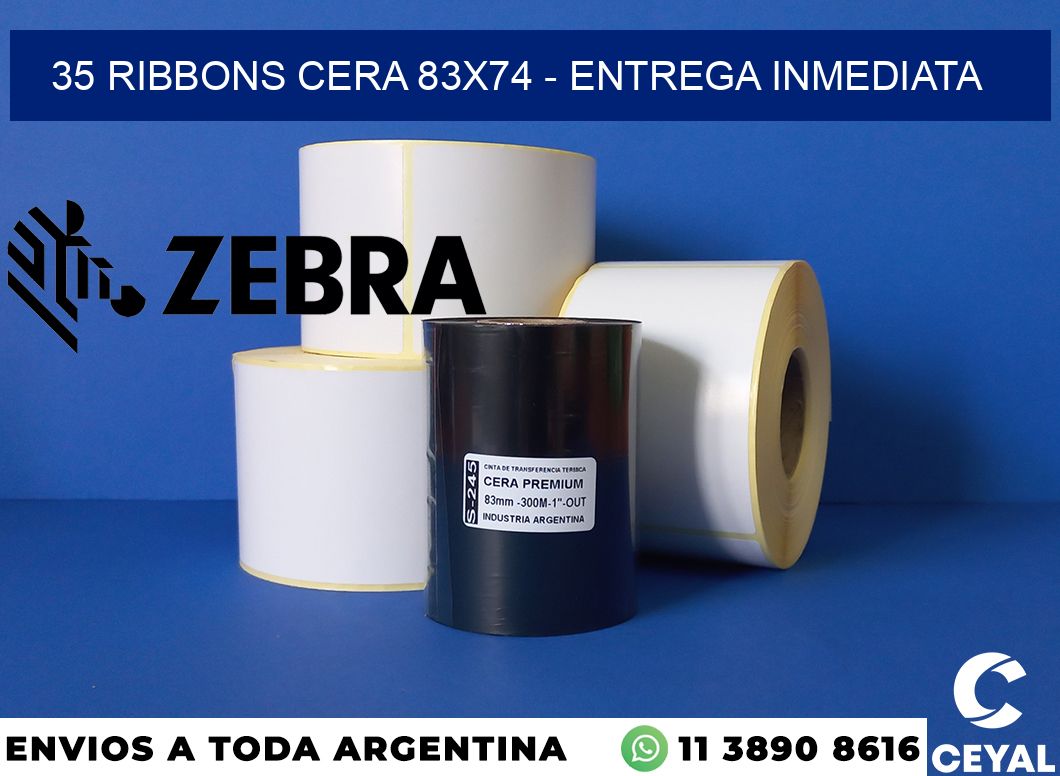 35 Ribbons cera 83x74 - Entrega inmediata