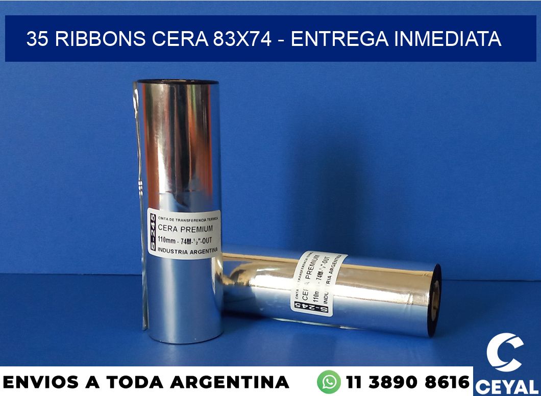 35 Ribbons cera 83×74 – Entrega inmediata