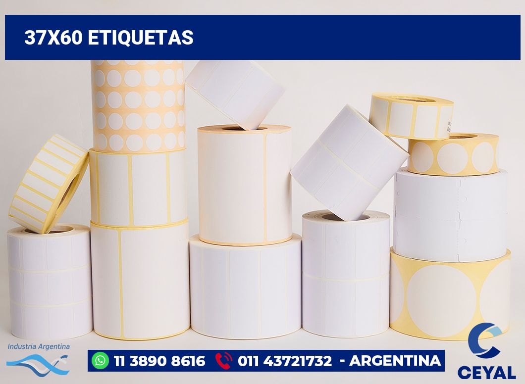 37x60 Etiquetas