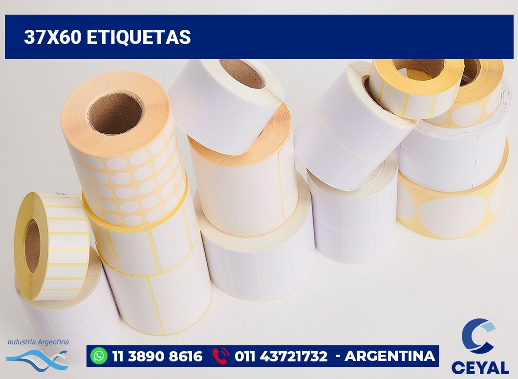 37x60 Etiquetas