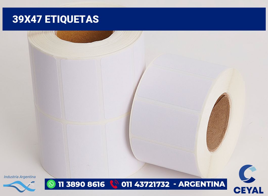 39x47 Etiquetas