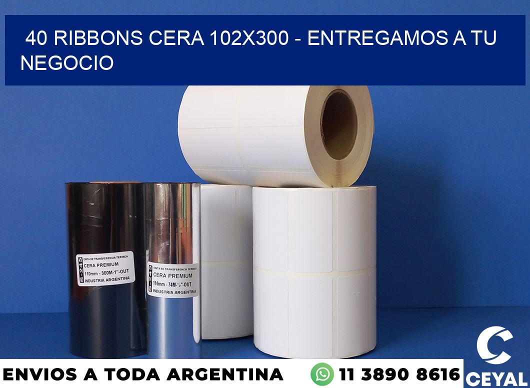 40 Ribbons cera 102×300 – entregamos a tu negocio