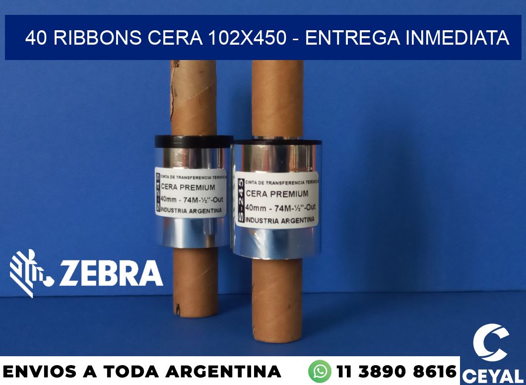 40 Ribbons cera 102x450 - Entrega inmediata