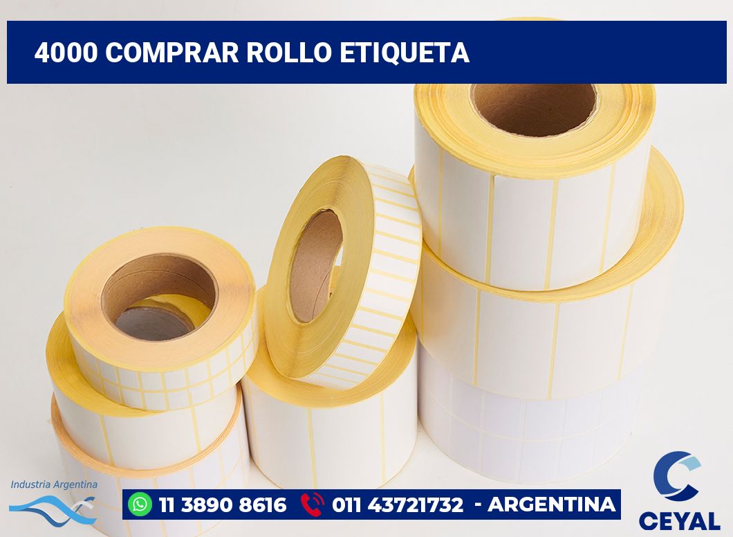 4000 Comprar rollo etiqueta
