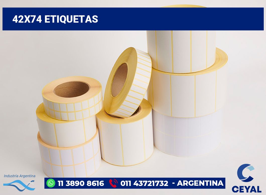 42x74 Etiquetas