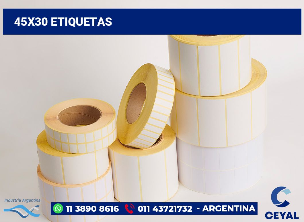 45x30 Etiquetas