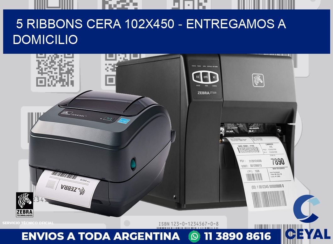 5 Ribbons cera 102x450 - entregamos a domicilio