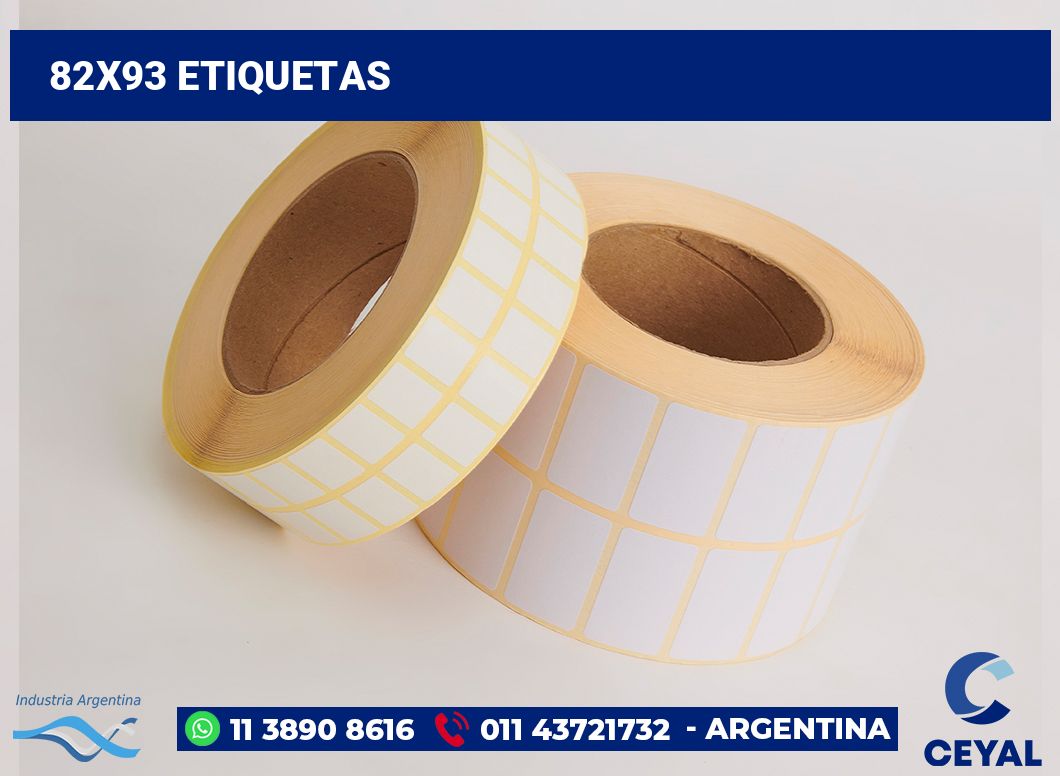 82x93 Etiquetas