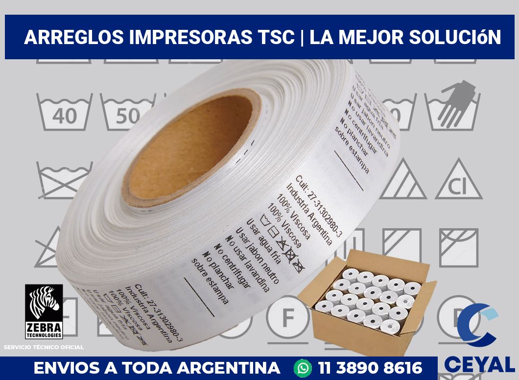 Arreglos impresoras TSC | La mejor solución