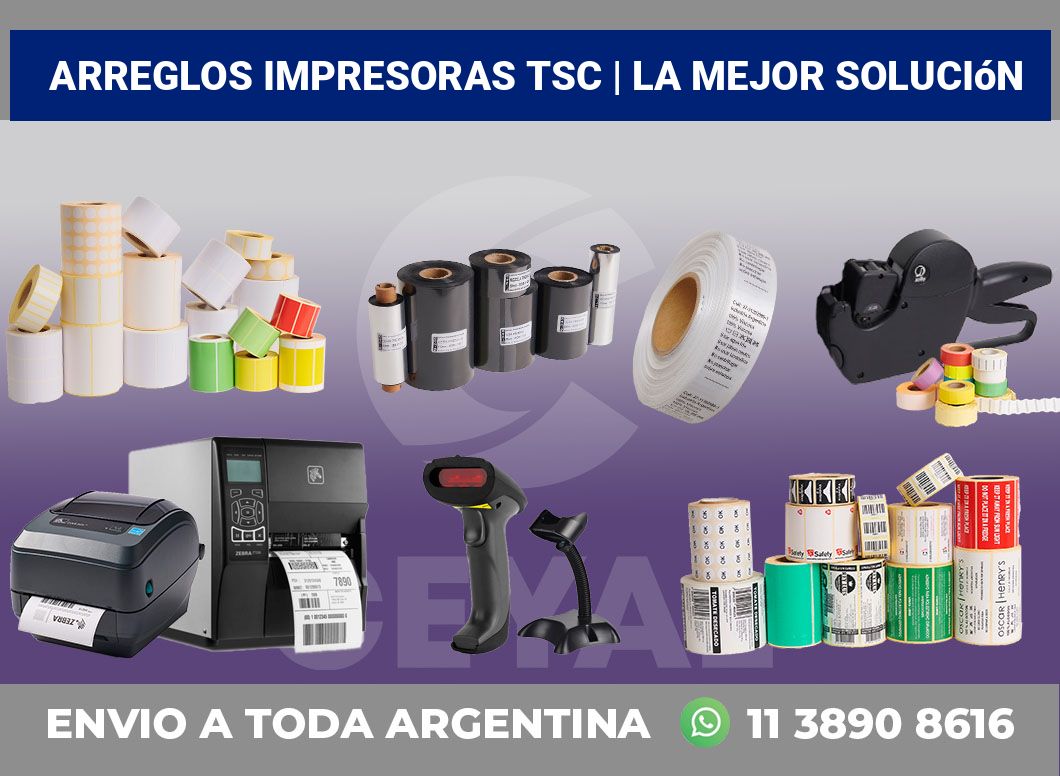 Arreglos impresoras TSC | La mejor solución