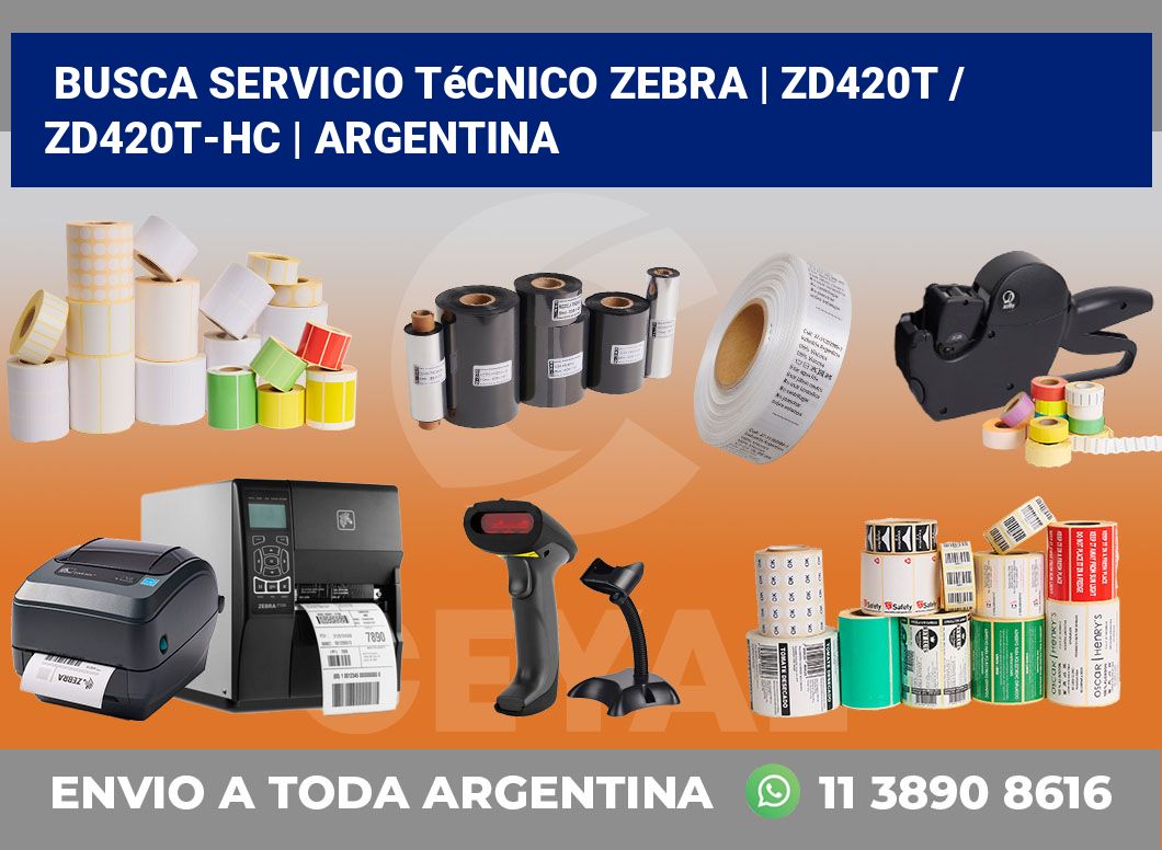 Busca servicio técnico Zebra | ZD420t / ZD420t‑HC | Argentina