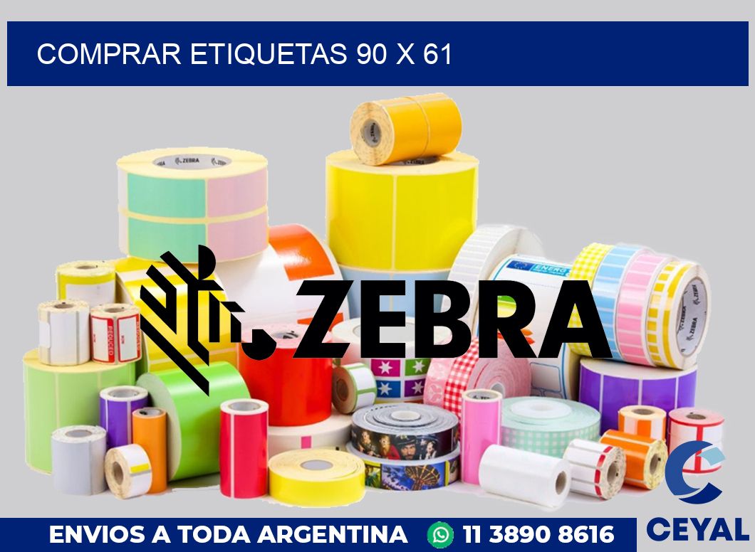 Comprar etiquetas 90 x 61