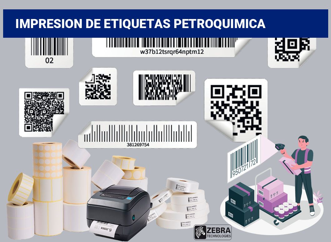 Impresion de etiquetas petroquimica