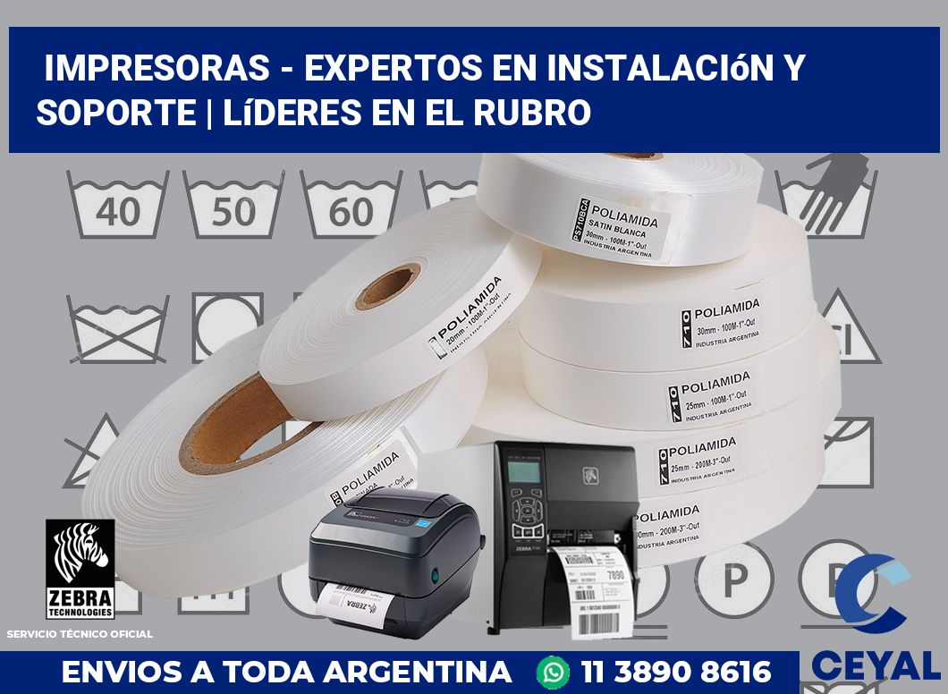 Impresoras - Expertos en instalación y soporte | Líderes en el rubro