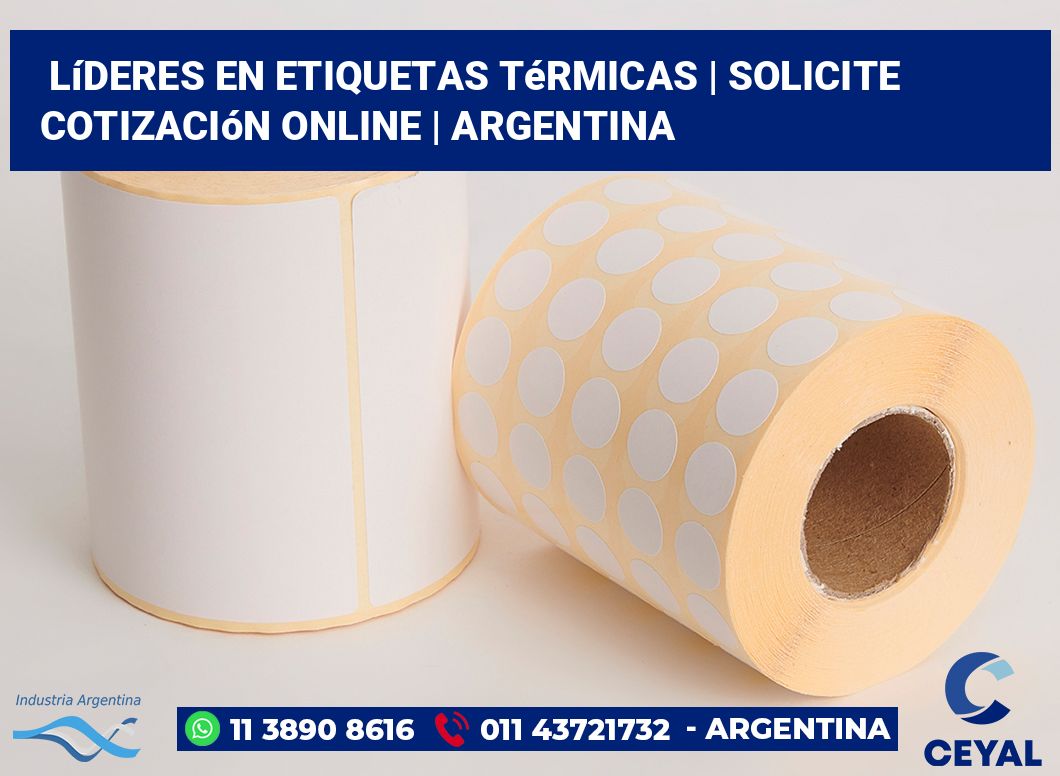 Líderes en etiquetas térmicas | Solicite cotización online | Argentina