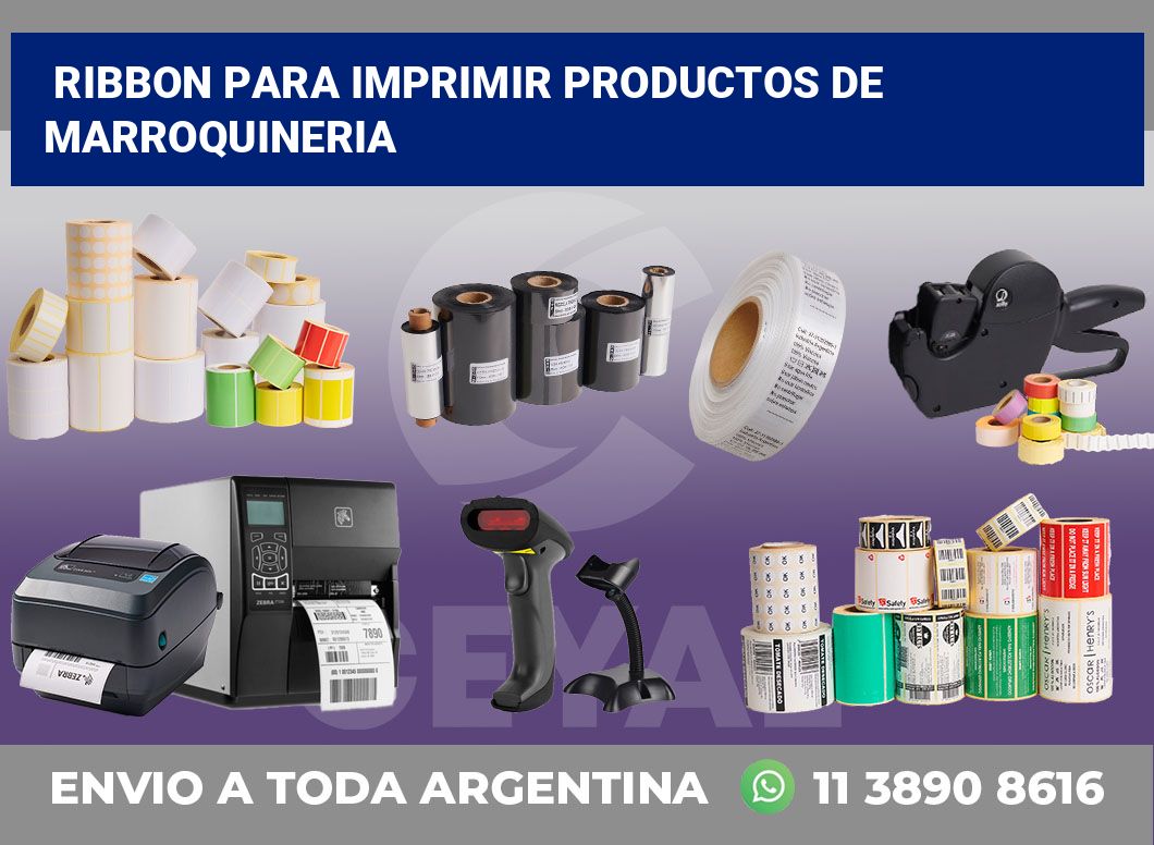 Ribbon para imprimir Productos de marroquineria