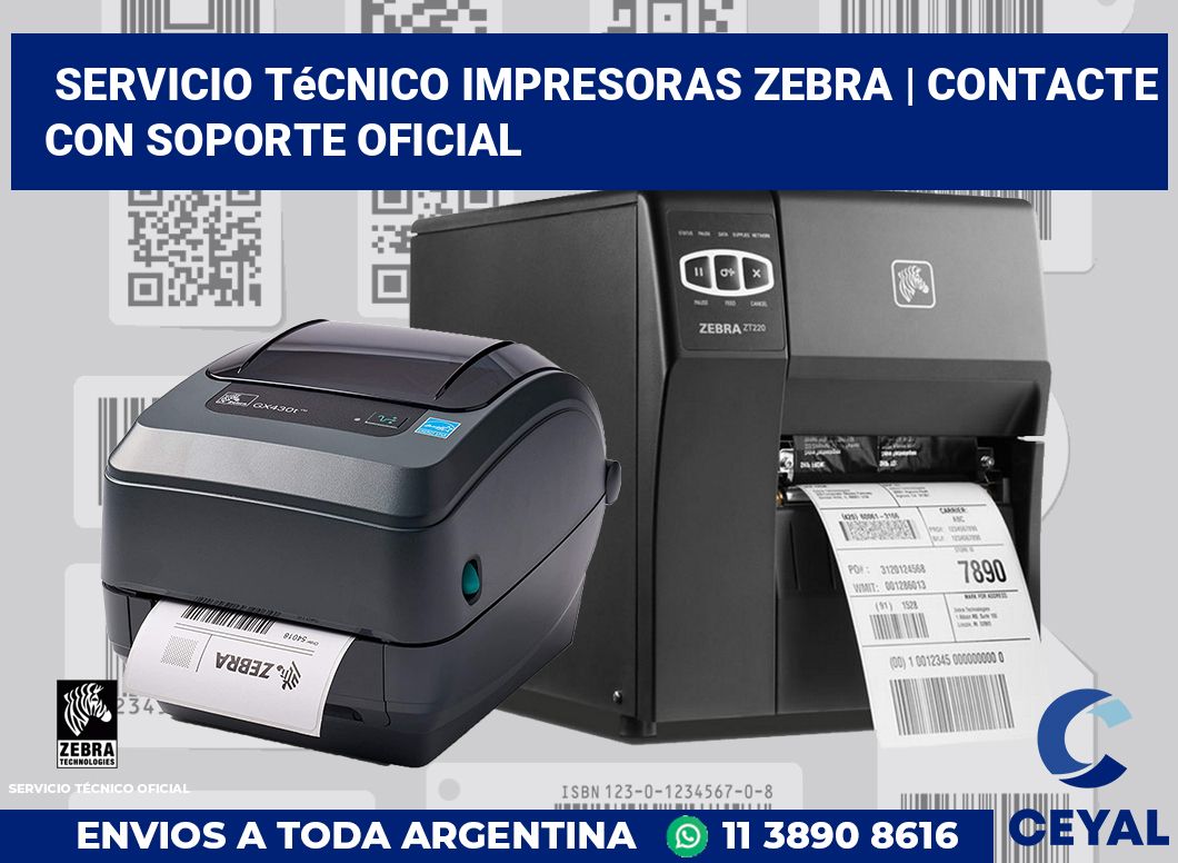 Servicio técnico impresoras Zebra | Contacte con soporte oficial