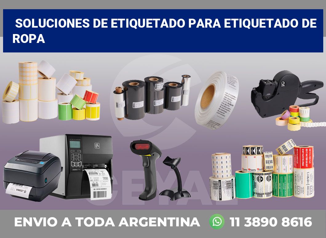 Soluciones de Etiquetado para etiquetado de ropa