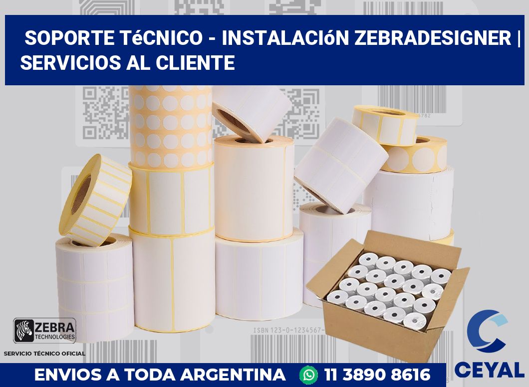 Soporte técnico - instalación ZebraDesigner | Servicios al cliente