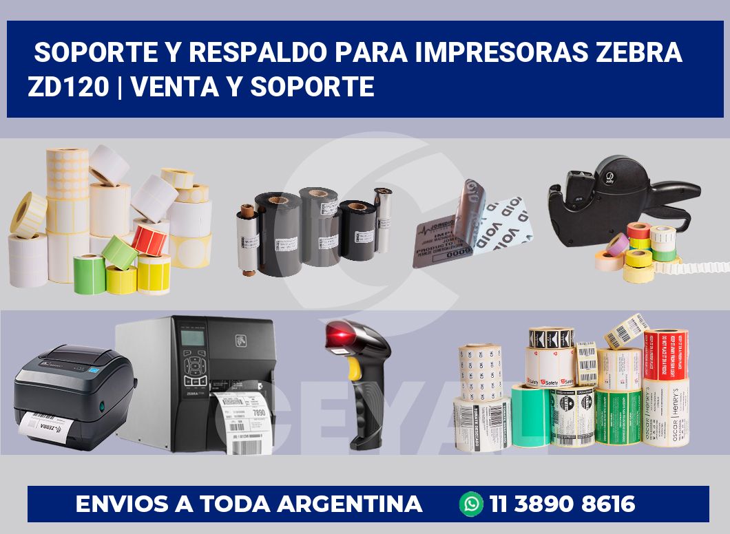 Soporte y respaldo para impresoras Zebra ZD120 | Venta y soporte