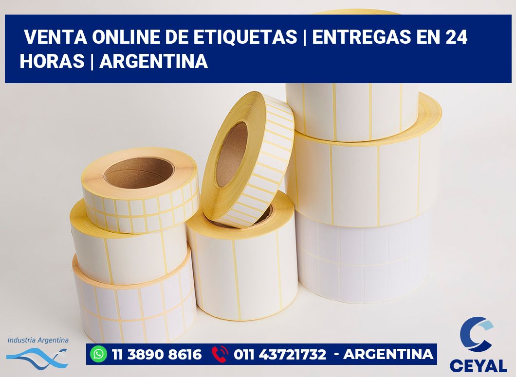 Venta online de etiquetas | Entregas en 24 horas | Argentina