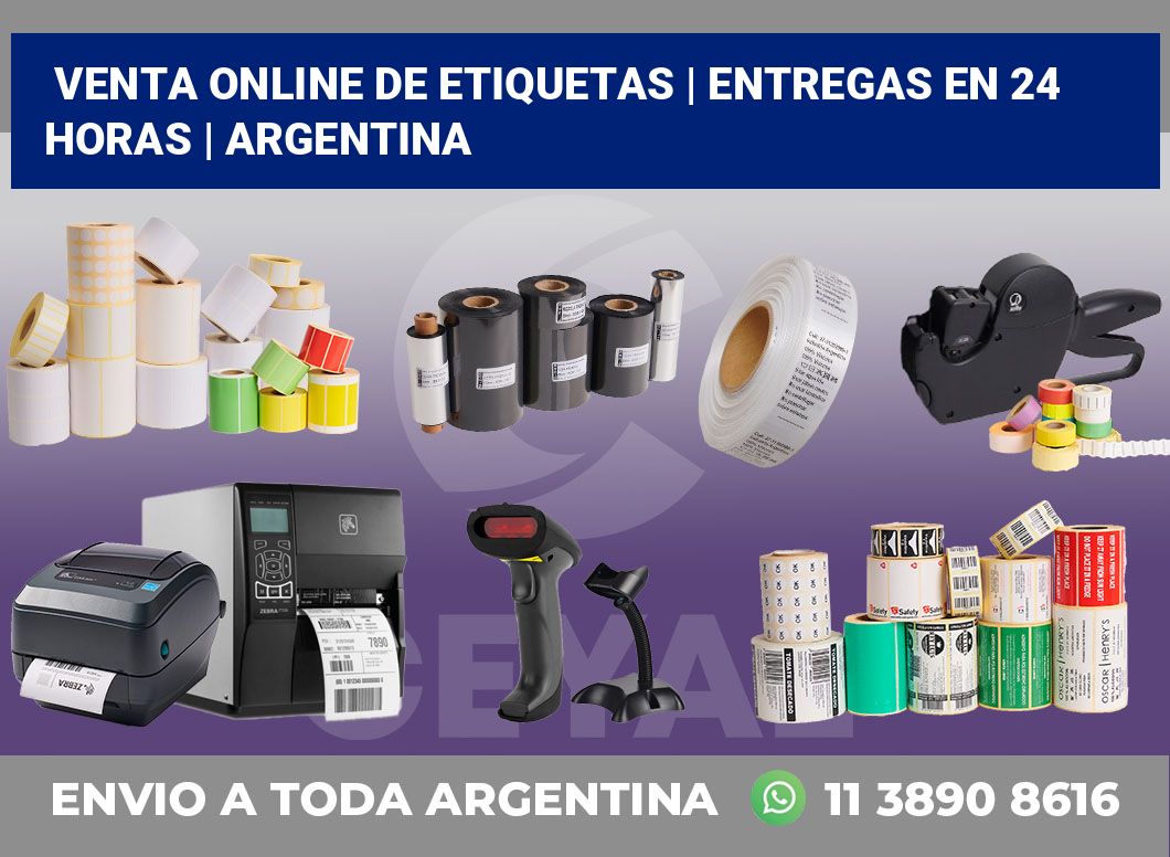 Venta online de etiquetas | Entregas en 24 horas | Argentina