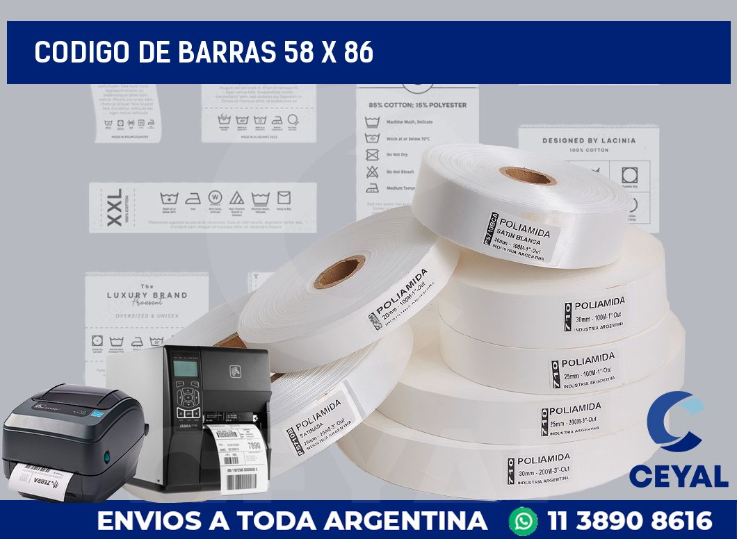 codigo de barras 58 x 86