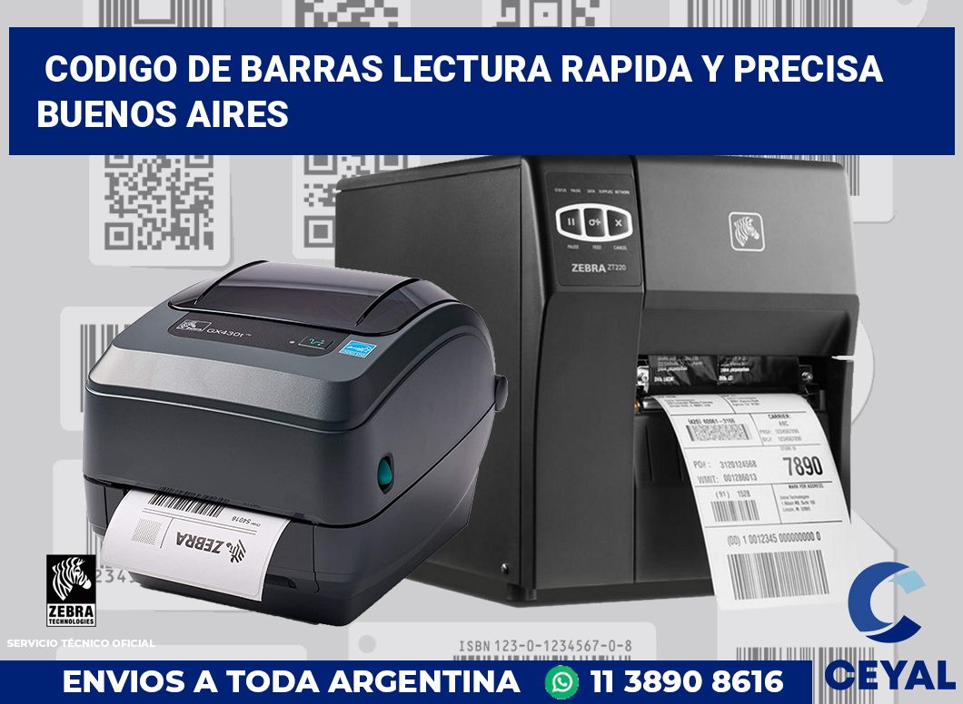 codigo de barras lectura rapida y precisa  Buenos Aires