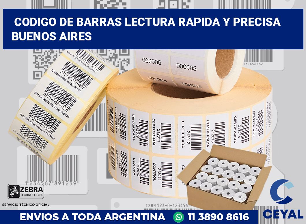 codigo de barras lectura rapida y precisa  Buenos Aires