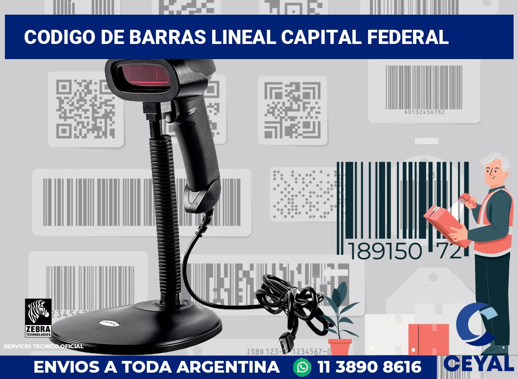 codigo de barras lineal Capital Federal