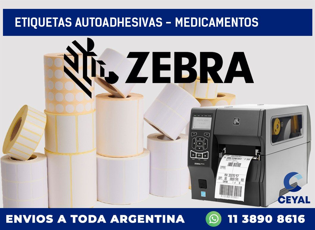 etiquetas autoadhesivas - Medicamentos