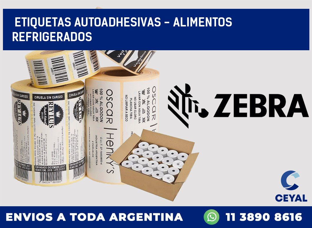 etiquetas autoadhesivas - alimentos refrigerados