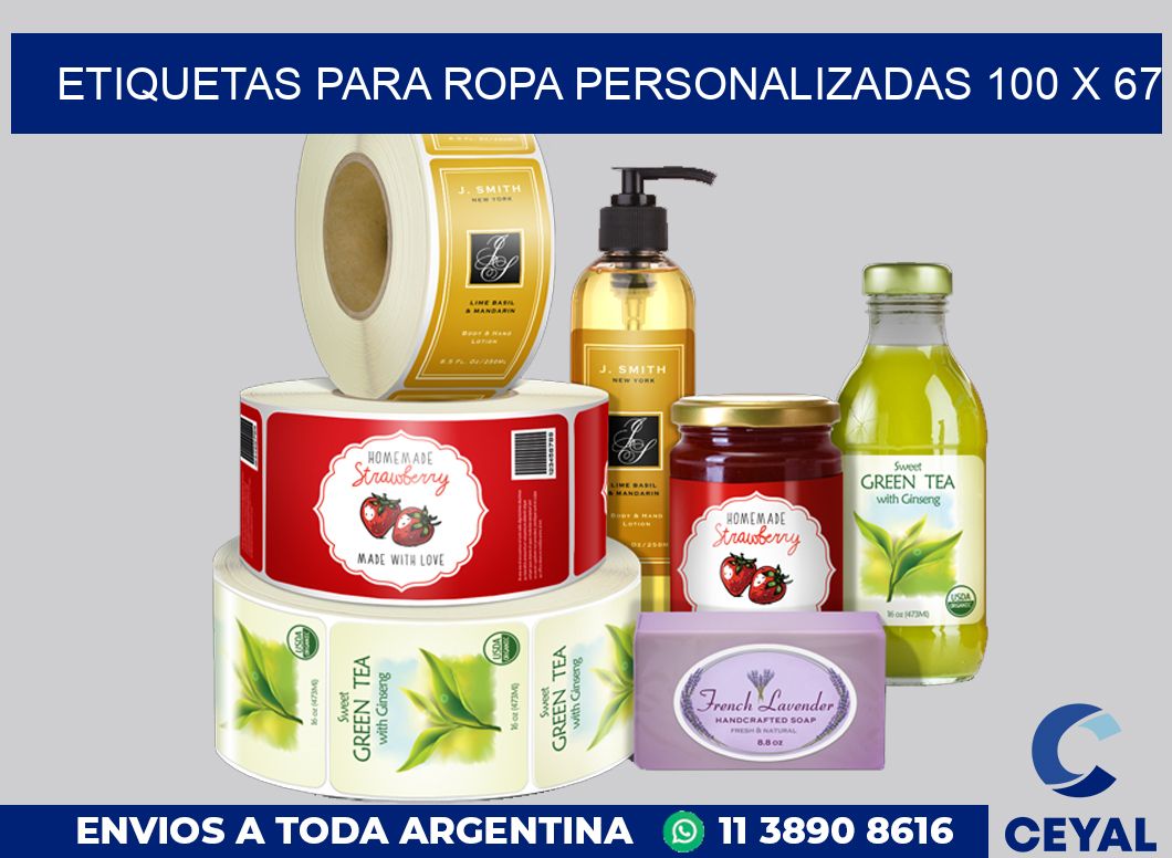 etiquetas para ropa personalizadas 100 x 67