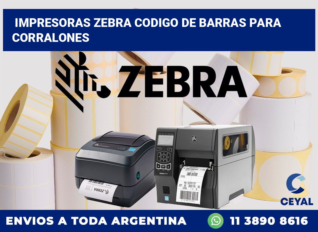 impresoras zebra codigo de barras para Corralones