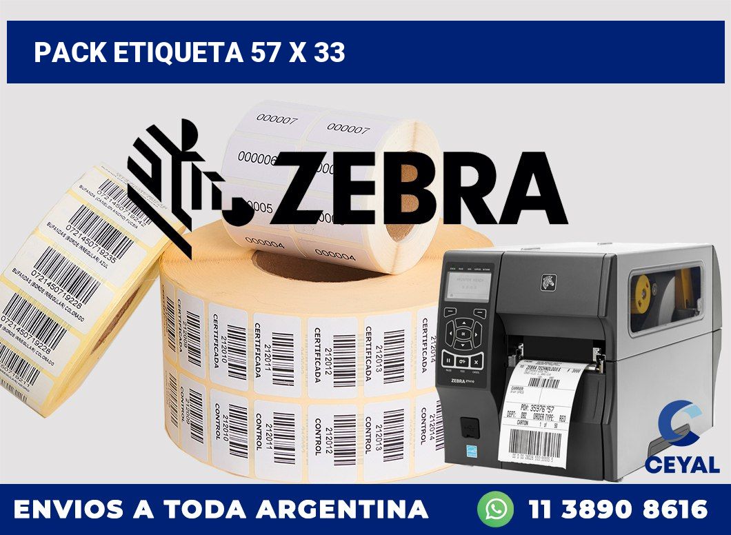 pack etiqueta 57 x 33